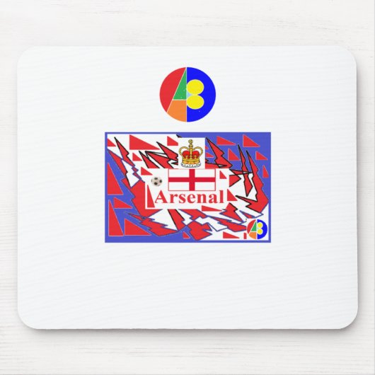 Arsenal Mousepad Muismat (Voorkant)