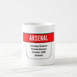 Arsenal Retro Team Tab Mok