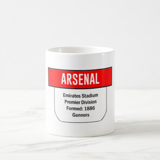 Arsenal Retro Team Tab Mug (Centre)