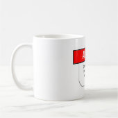 Arsenal Retro Team Tab Mug (Gauche)