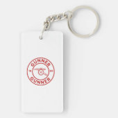 Arsenal-schutter Sleutelhanger (achterkant)