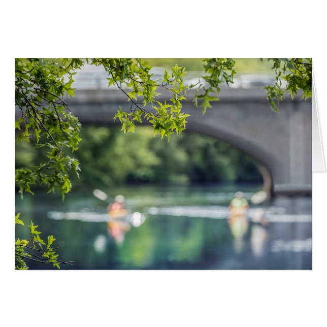 Arsenal Street Bridge, Charles River, Card (Voorkant Horizontaal)
