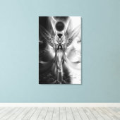 Arsencia de andere kant van het gesneden doek van  canvas afdruk (Insitu (Houten vloer))