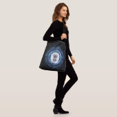 Arsencia Etheral Silver Light Fractal Art Crossbody Tas (Op model)
