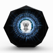 Arsencia Etheral Silver Light Fractal Art Fotoblokken (Voorkant)