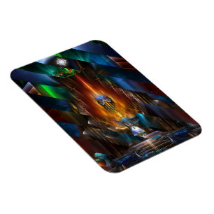 Arsencia Golden Goddess Razor Cut Photo Magnet Magneet