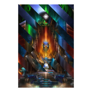 Arsencia Golden Goddess Razor Cut Photo Print Foto Afdruk