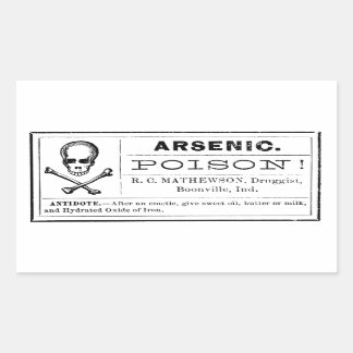  Arsenic Poison Label