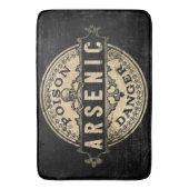 Arsenic  Style Poison Label Badmat (Voorkant Verticaal)