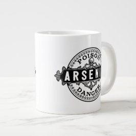 Arsenic  Style Poison Label Grote Koffiekop