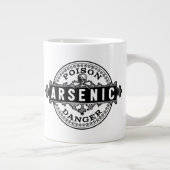 Arsenic  Style Poison Label Grote Koffiekop (Rechts)