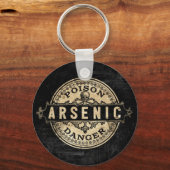 Arsenic  Style Poison Label Sleutelhanger (Voorkant)