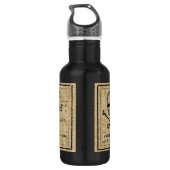 Arsenicumetiket op schoot waterfles  (Achterkant)