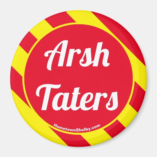 Arsh Taters Red/Yellow Magnet Magneet (Voorkant)