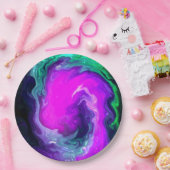 Arsty Swirl-ontwerp Papieren Bordje (Feest)