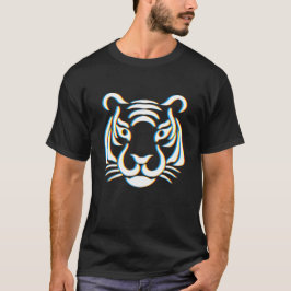Arsty Tiger Face | Lijntekening 2022 jaar T T-shirt