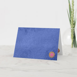 Art101 Gold Seal - Blauwe Berry Satin Silk Blanks Feestdagen Kaart