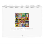 Art 2011 de chien de calendrier de chiwawa mignon (Dos)