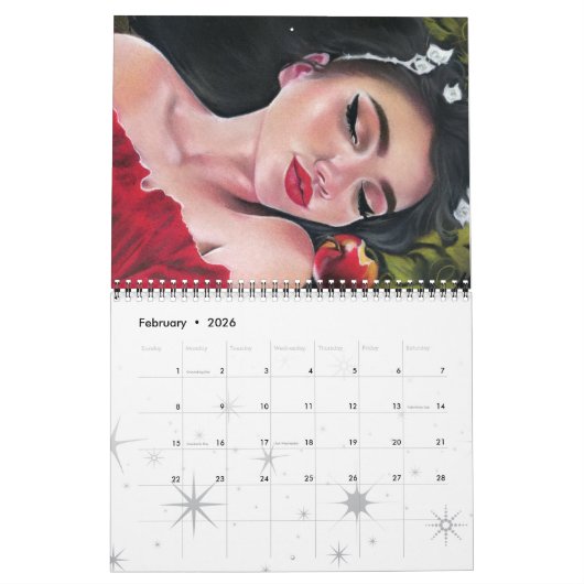 Art 2019 de Katerina de calendrier d'art (Feb 2026)