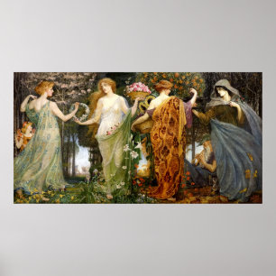 art. 4-serie van Walter Crane Poster