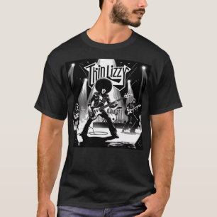 Art 70s Cold Sweat LIZZY Hard Rock Band T-shirt