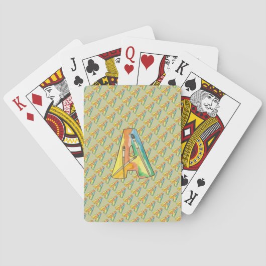 Art A cartes à jouer (dos)