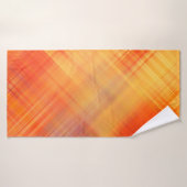 art abstract geometric diagonal lines pattern, blu (Serviette de bain)