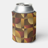 Art Abstracte geometrische getextureerde achtergro Blikjeskoeler (Blikje Achterkant)