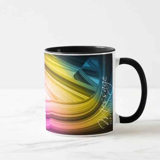 Art Abstrait 10 Mug (Droite)