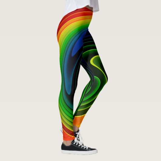 Art Abstrait 111 Leggings (Droite)