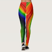 Art Abstrait 111 Leggings (Dos)