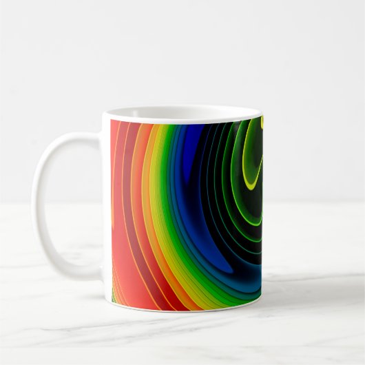 Art Abstrait 111 Mug (Gauche)