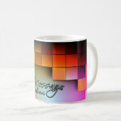 Art Abstrait 19 Mug (Devant droit)