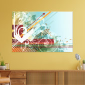 Art Abstrait 28 Toile Enveloppée (Insitu(Salon))