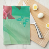 Art Abstrait 39 Serviette de cuisine (Quart Plié)