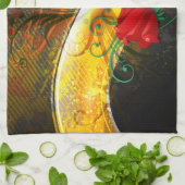 Art Abstrait 41 Serviette de cuisine (Plié)