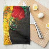 Art Abstrait 41 Serviette de cuisine (Quart Plié)