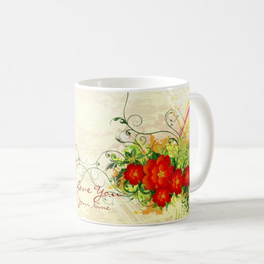 Art Abstrait 42 Mug (Devant droit)