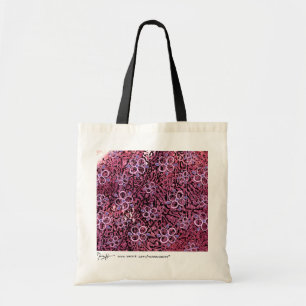 Art abstrait avec le sac de fleurs - rose de