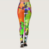 Art Abstrait belle Leggings (Dos)