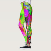 Art Abstrait belle Leggings (Gauche)