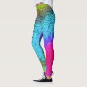Art Abstrait belle Leggings (Gauche)