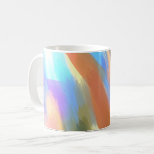 Art Abstrait Brochures Café Mug (Devant gauche)