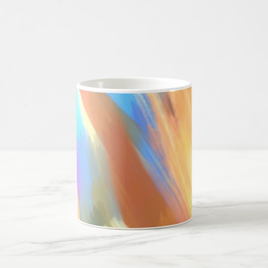 Art Abstrait Brochures Café Mug (Centre)