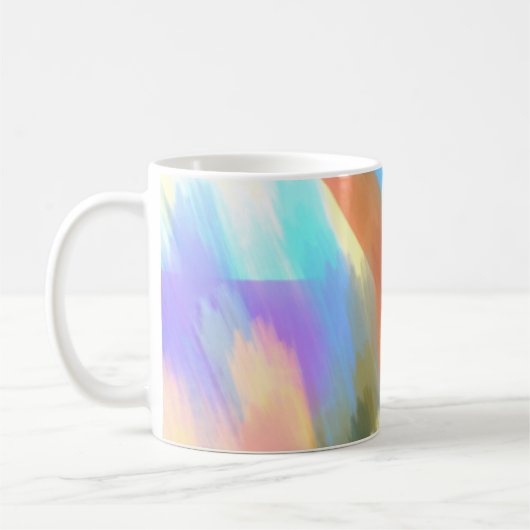 Art Abstrait Brochures Café Mug (Gauche)