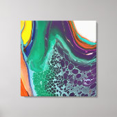 Art Abstrait Canvas coloré unique Impression (Recto)