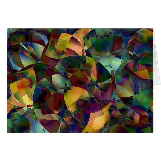 Art abstrait coloré et kaléidoscopique (Devant horizontal)