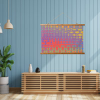 Art abstrait coloré grand Hanging Tapisserie