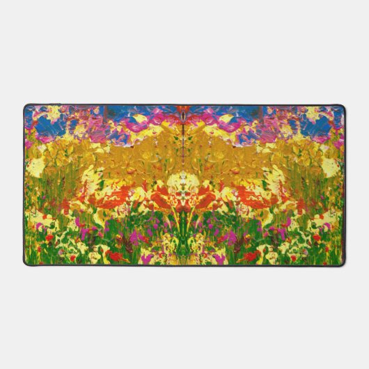 Art Abstrait coloré Jardin coloré Mat (Recto)