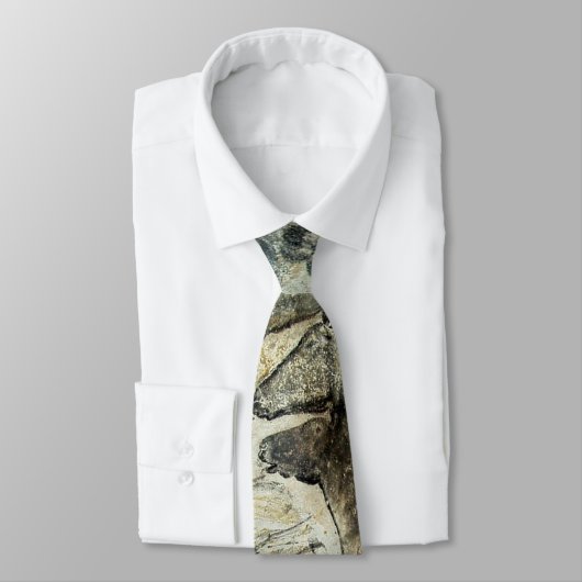 Art abstrait de cravate - chevaux de caverne de (Attaché)